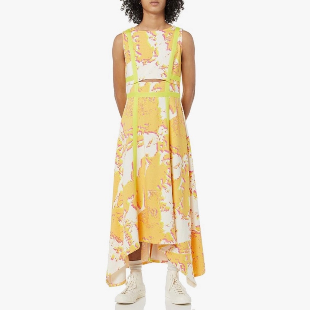 Making The Cut Asymmetric Maxi Dress